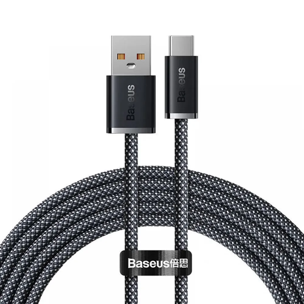 Cavo Dati e Ricarica USB-A - USB-C Baseus Dynamic Series, 100W, 2m, Grigio CALD000716 - immagine 1