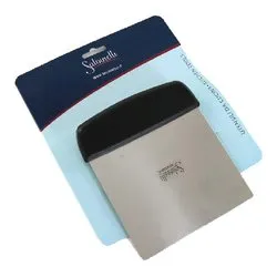 Raschietto Inox (14x12cm) Cromo e Nero RAPI12 - immagine 1