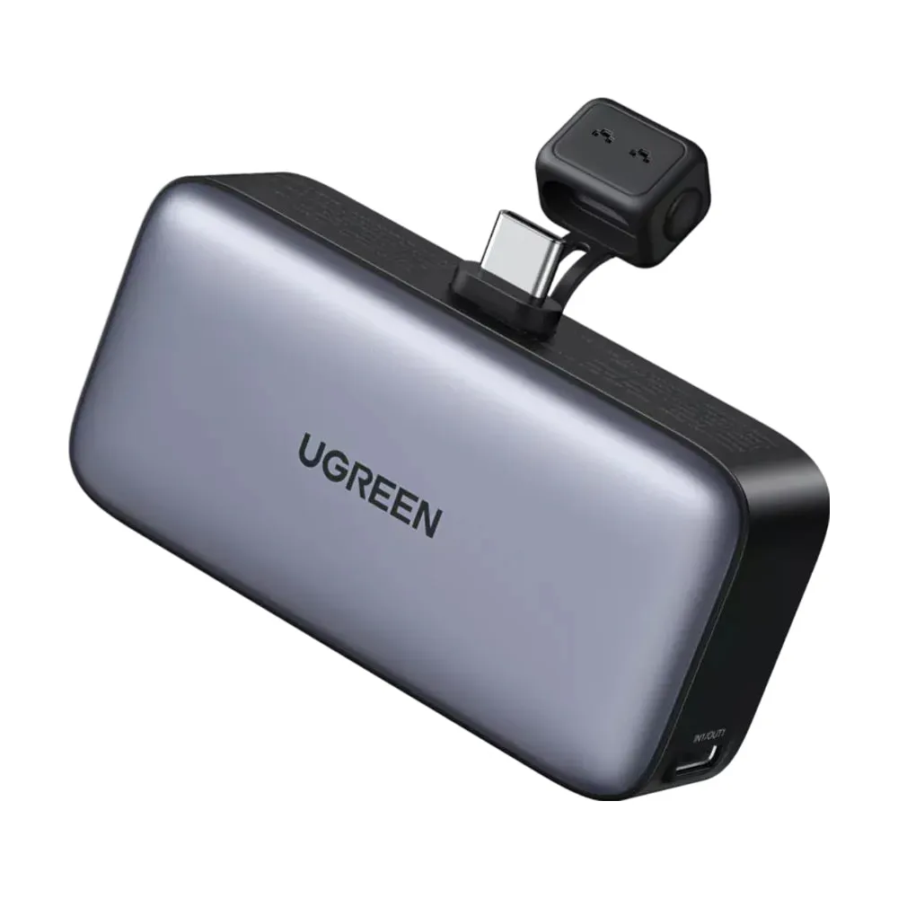 Batteria Esterna UGREEN PB503, 5000mAh, 22.5W, PD, 1 x USB-C, Grigio - immagine 1