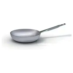 Padella Alluminio (36cm) alta svasata PROFESSIONALE SERIE 7000 Silver naturale 7002 36 - immagine 1