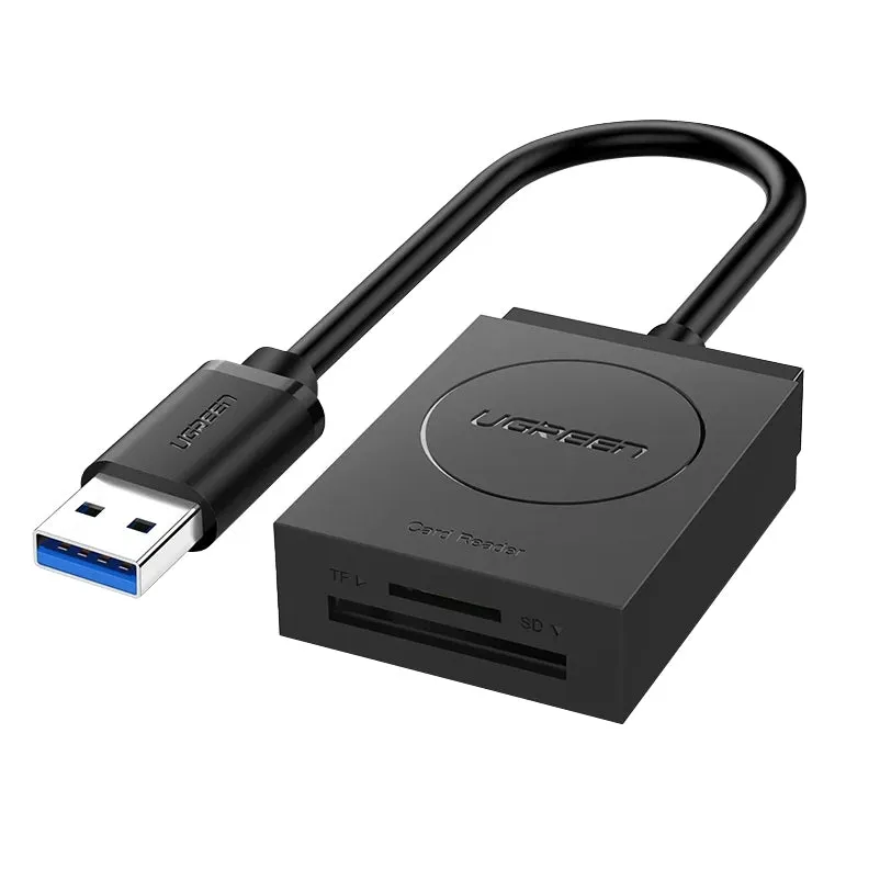 Lettore di schede USB 3.0 UGREEN CR127, SD - microSD, Nero - immagine 1