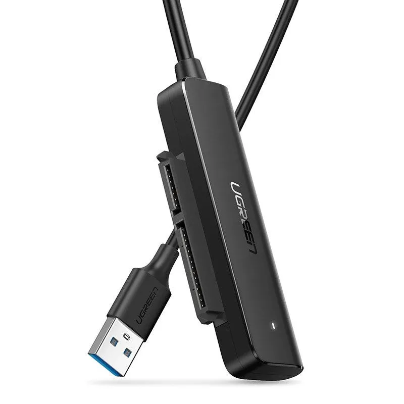 Cavo SATA UGREEN CM321, USB-A 3.0 - SATA 2.5 pollici, 0.5m, Nero - immagine 1