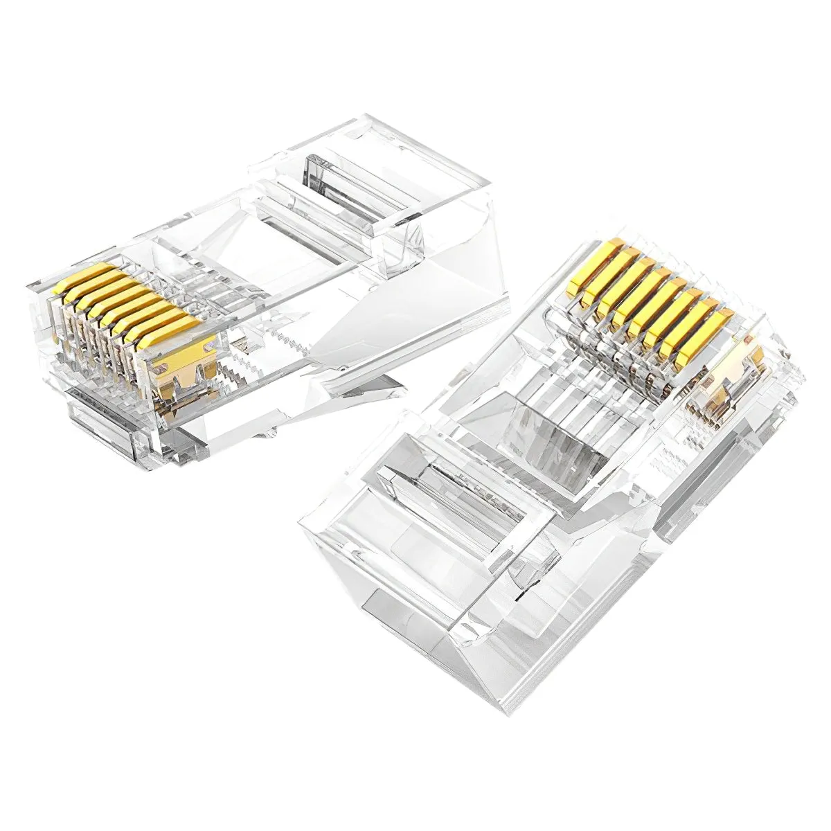 Connettore di rete UGREEN NW120, RJ45, Cat6, set 100 pezzi - immagine 1