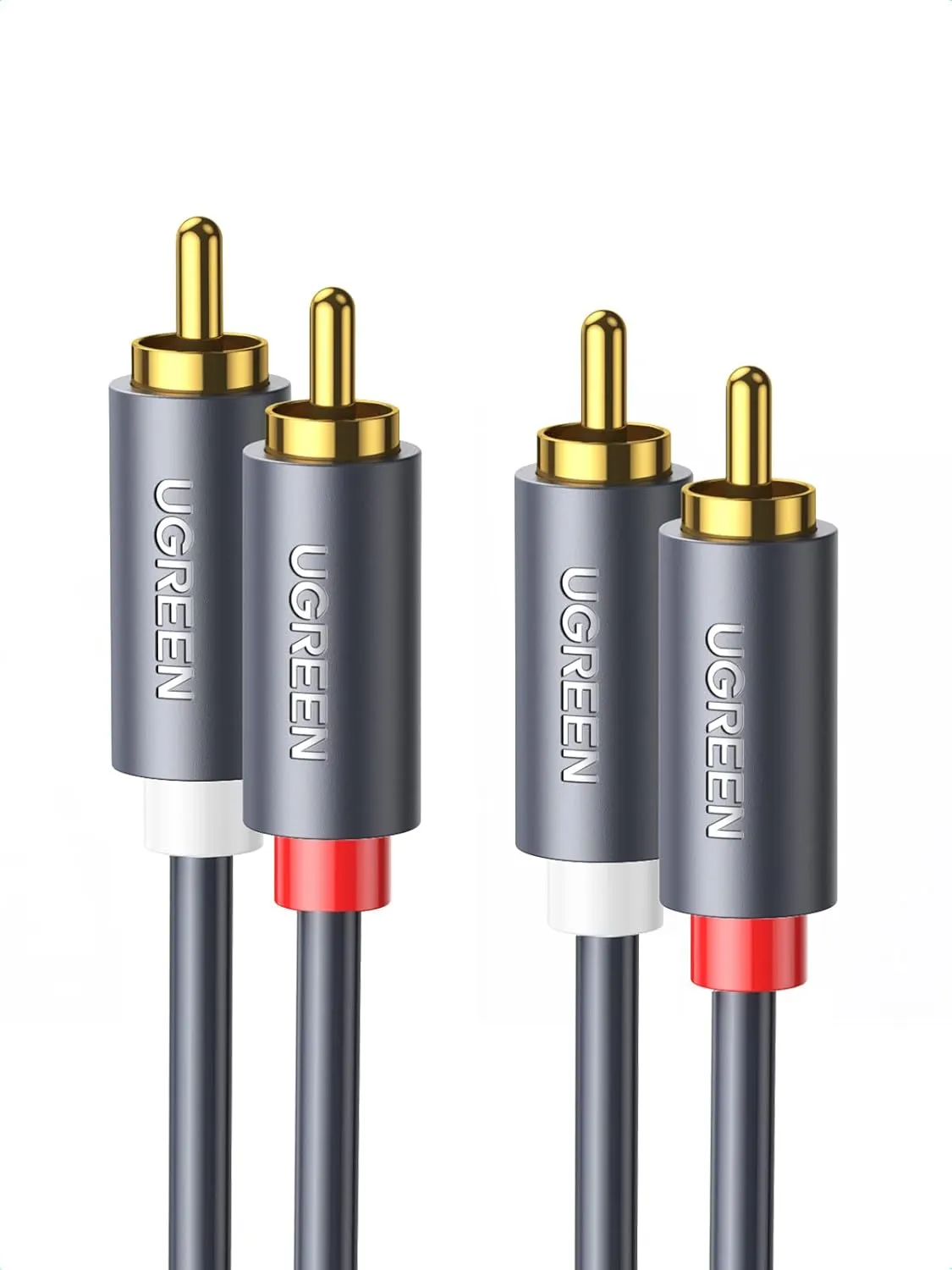 Cavo Audio UGREEN AV104, 2 x RCA - 2 x RCA, 1.5m, Nero - immagine 1