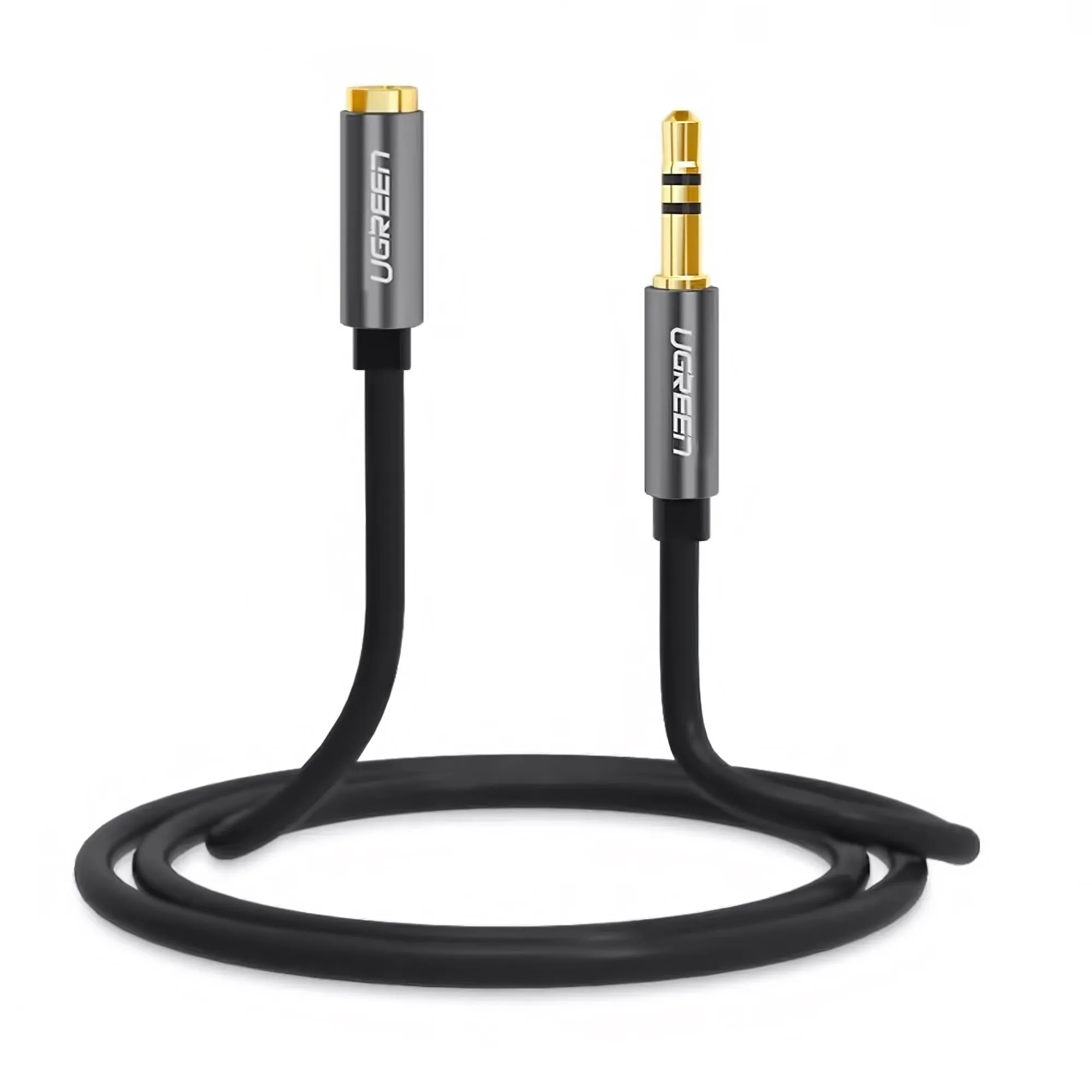 Adattatore Audio 3.5mm - 3.5mm UGREEN AV118, 1m, Nero - immagine 1