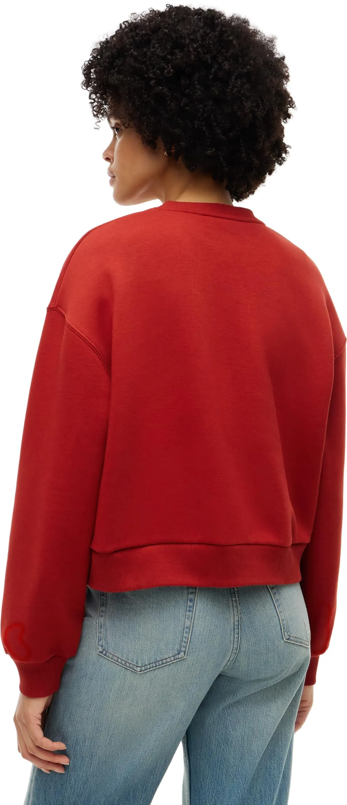 Tommy Hilfiger Felpa da Donna con Logo Mdrn Swtsrt Ww0ww47831, Magma Scuro, XXS - immagine 2