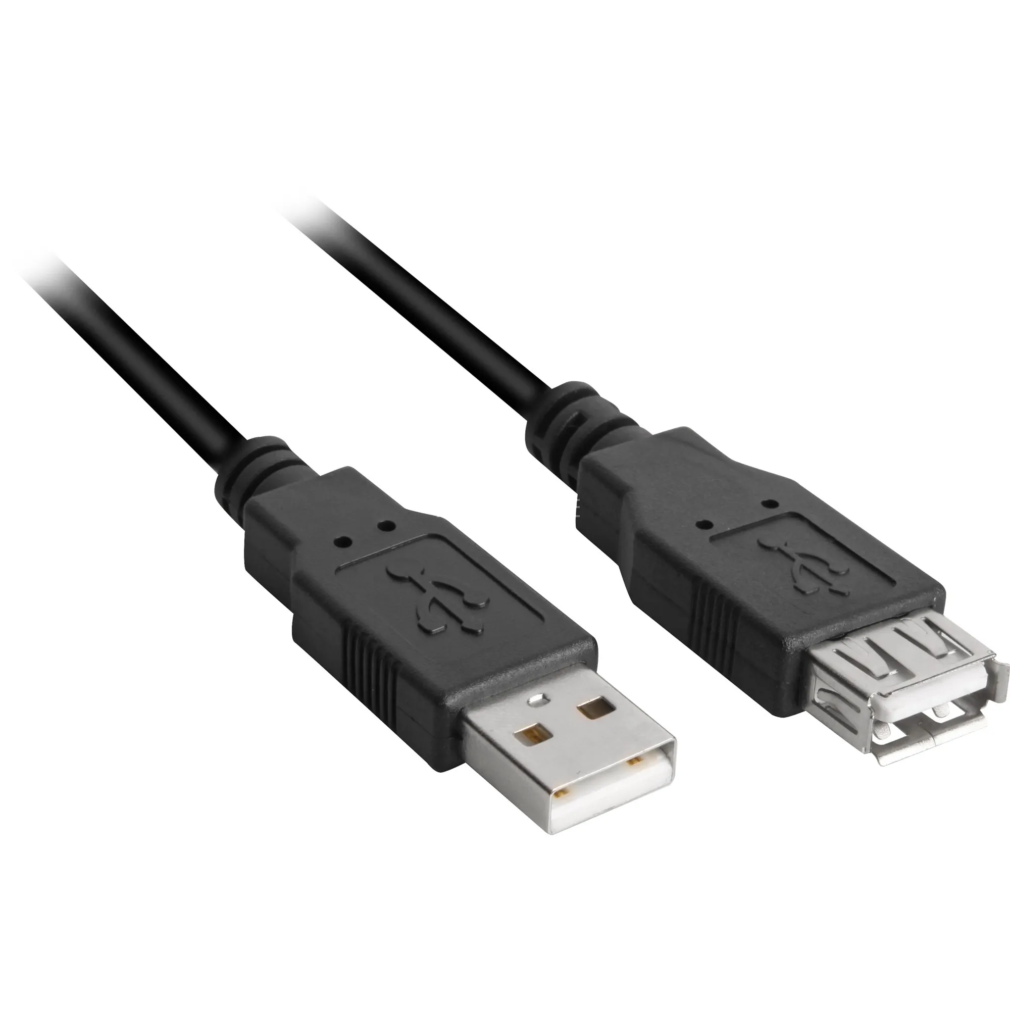 4044951015412 cavo USB 2 m USB 2.0 USB A Nero, Cavo di prolunga - immagine 1