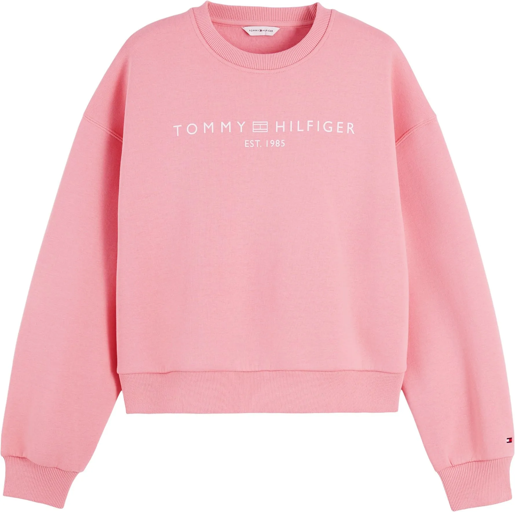 Tommy Hilfiger Felpa da Donna con Logo Mdrn Swtsrt Ww0ww47831, Rosa Garofano, XL - immagine 5