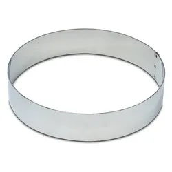 Stampo torta inox fascia cerchio (18cm) Acciaio inox X1802 - immagine 1