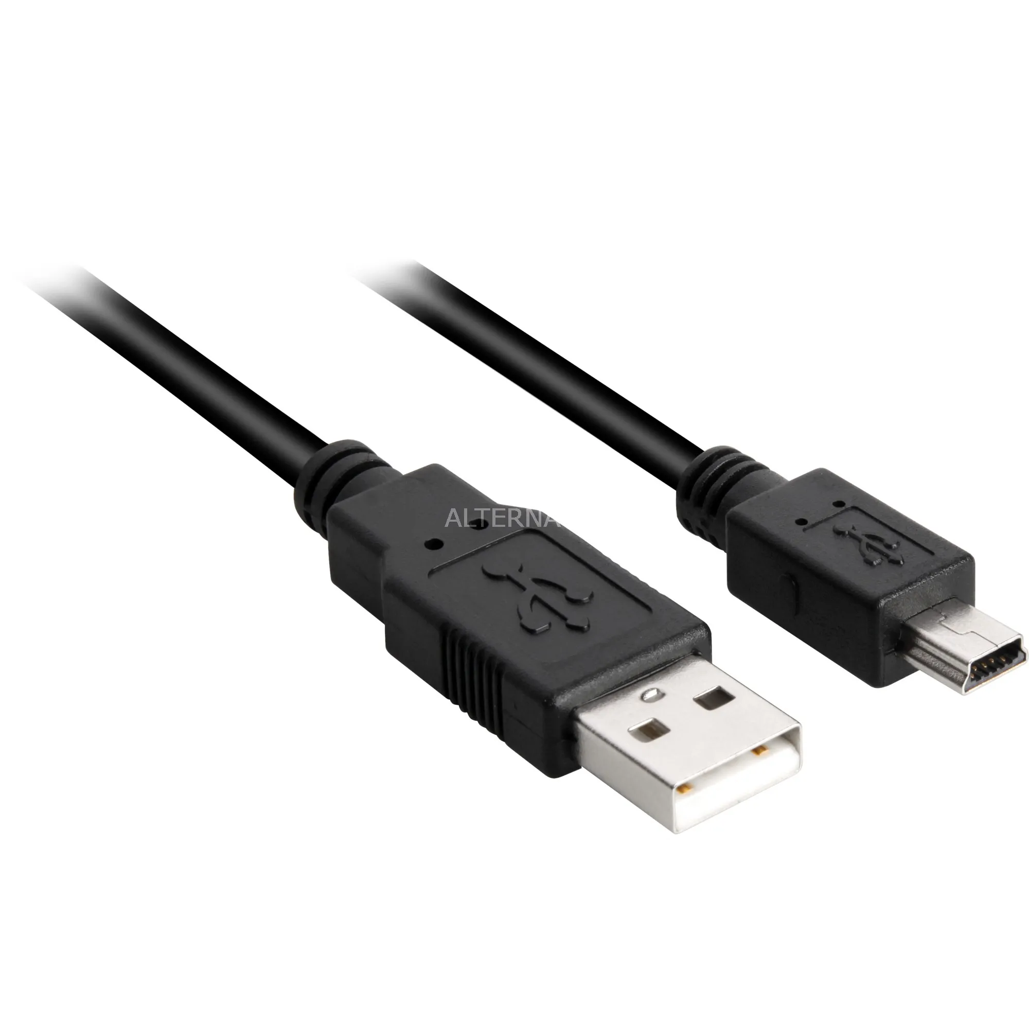 4044951015559 cavo USB 0,5 m USB 2.0 USB A Mini-USB B Nero - immagine 1