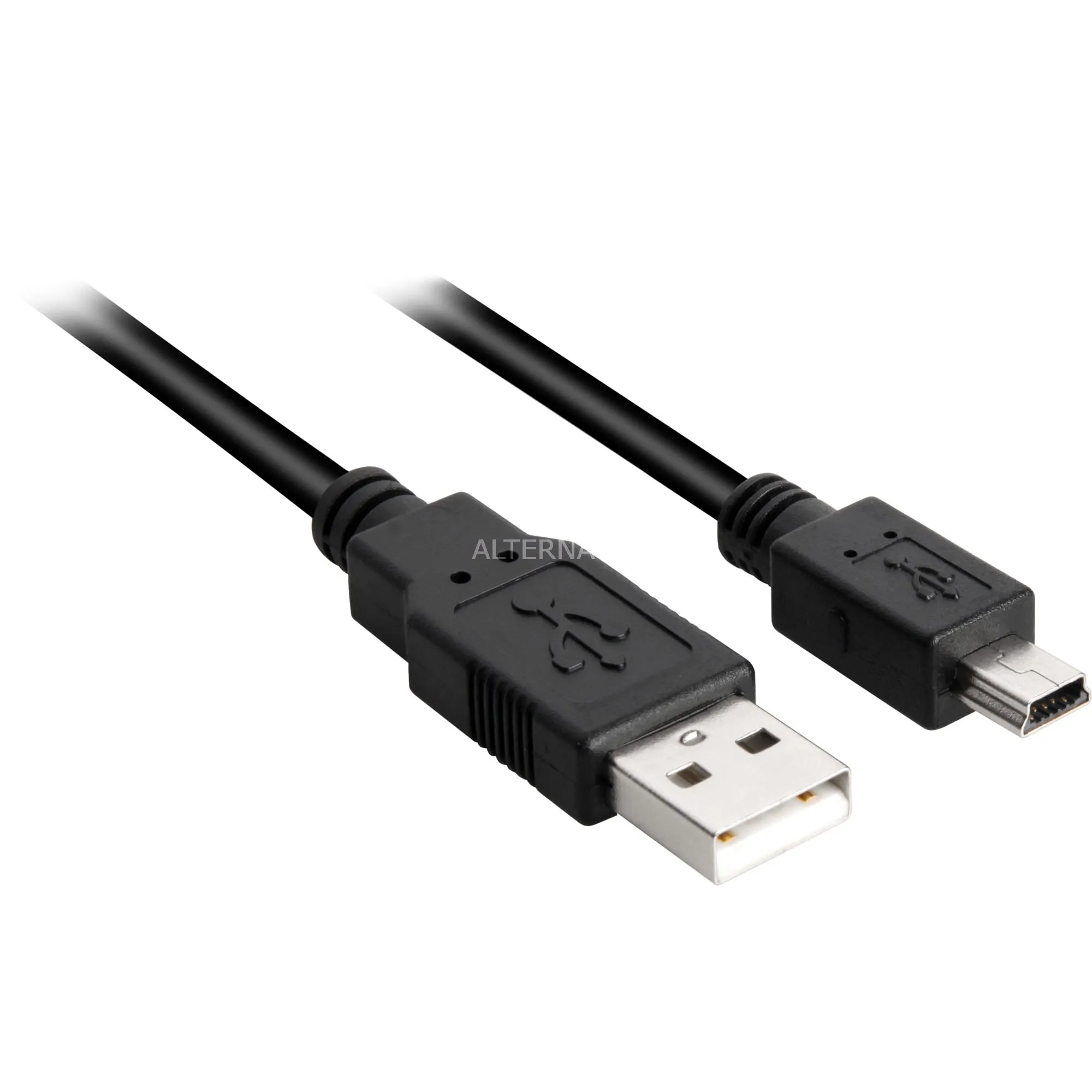 4044951015573 cavo USB 2 m USB 2.0 USB A Mini-USB B Nero - immagine 1