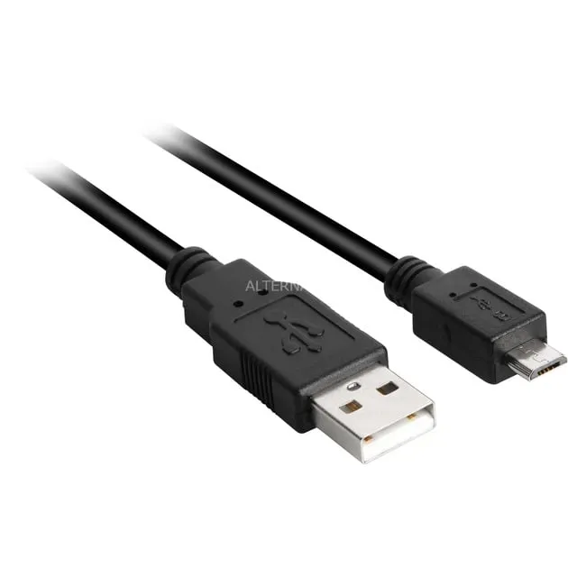 4044951015474 cavo USB 0,5 m USB 2.0 USB A Micro-USB B Nero - immagine 1