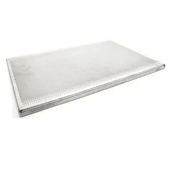 Teglia grezza forata Alluminio (60x40cm) Silver JF06040D20P00G - immagine 1