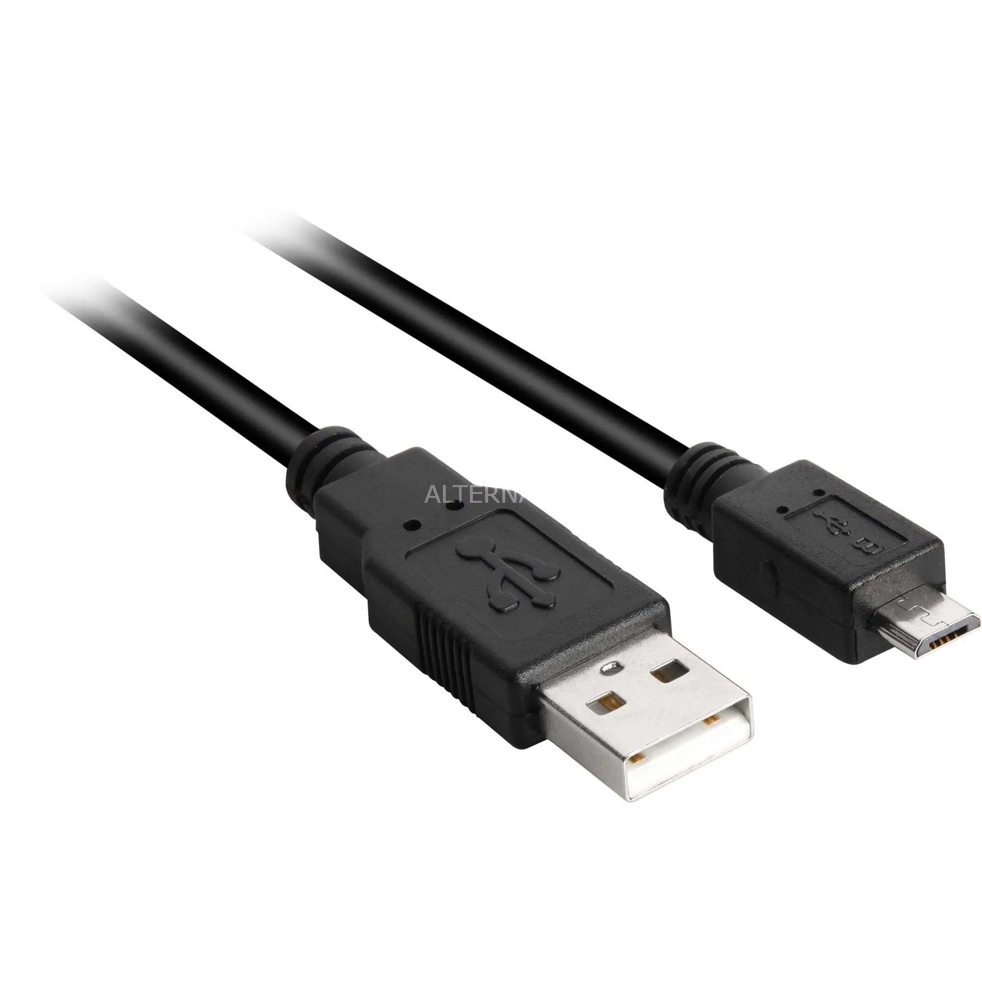 4044951015498 cavo USB 2 m USB 2.0 USB A Micro-USB B Nero - immagine 1