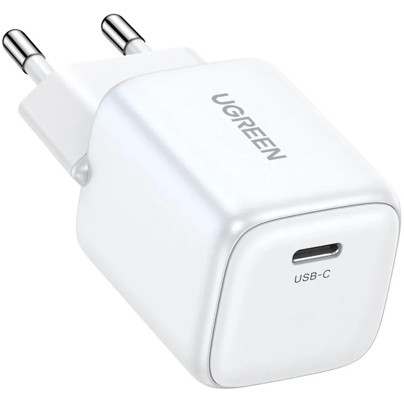 Caricabatterie da Rete UGREEN Nexode Mini CD319, 30W, 3A, 1 x USB-C, Bianco - immagine 1