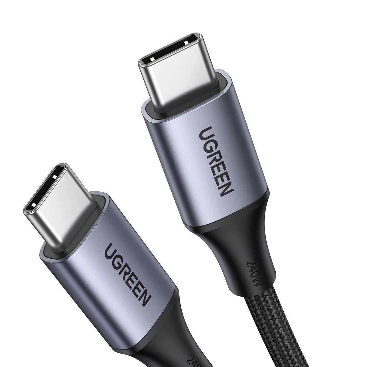 Cavo dati e ricarica USB-C - USB-C UGREEN US535, 240W, 2m, Grigio - immagine 1