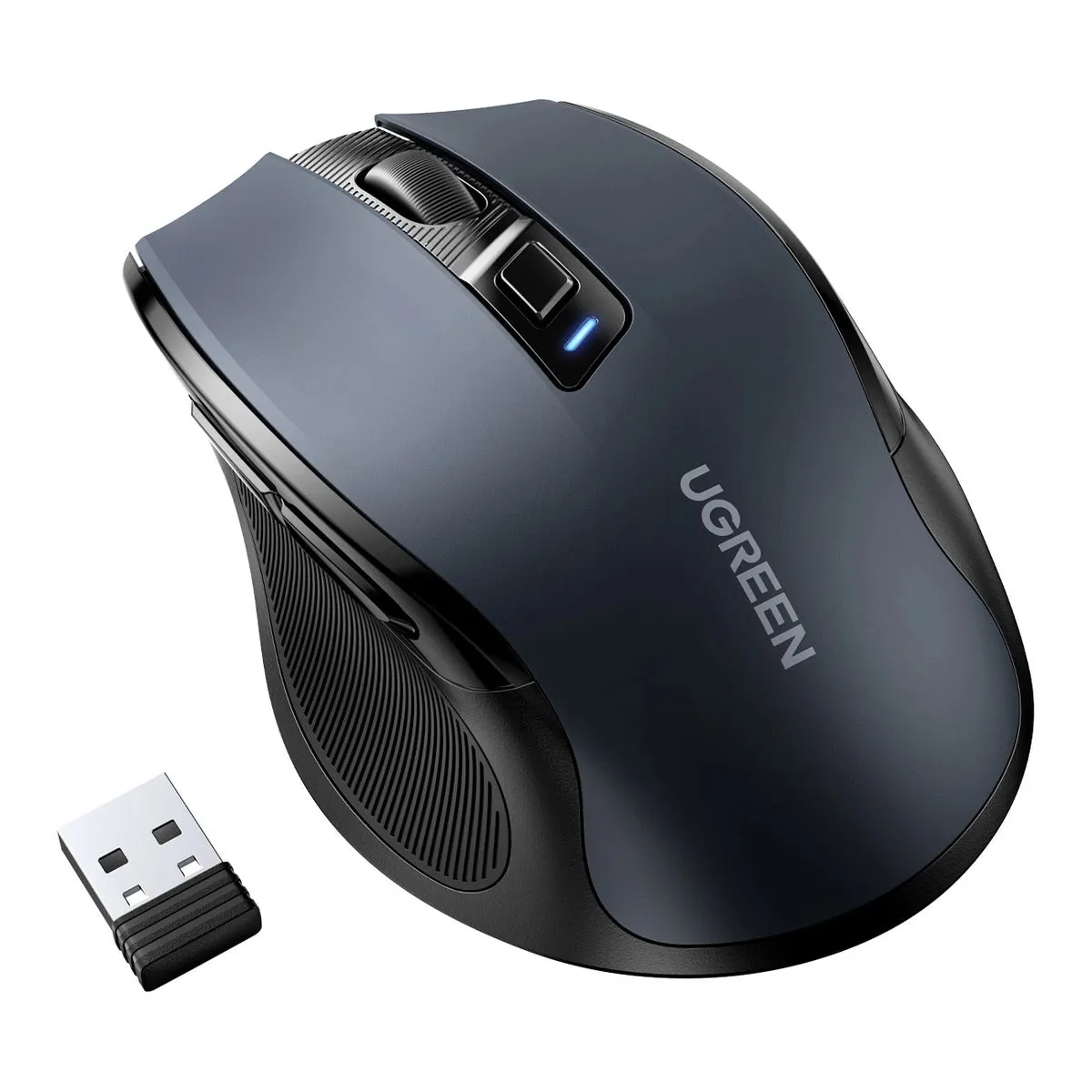 Mouse Wireless UGREEN MU006, 4000DPI, Nero - immagine 1
