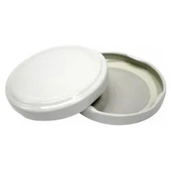 Set tappi (5,3cm) 12 pz Bianco - immagine 1