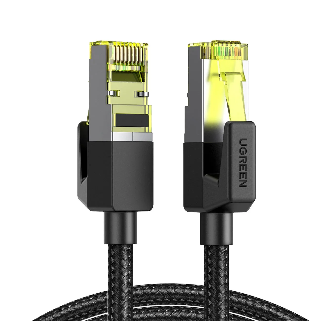 Cavo di rete UGREEN NW150, UTP, Cat7, 2 m, nero - immagine 1
