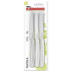 Set coltelli 6 pz lama seghettata DINAMIK Bianco 1023401 - immagine 1