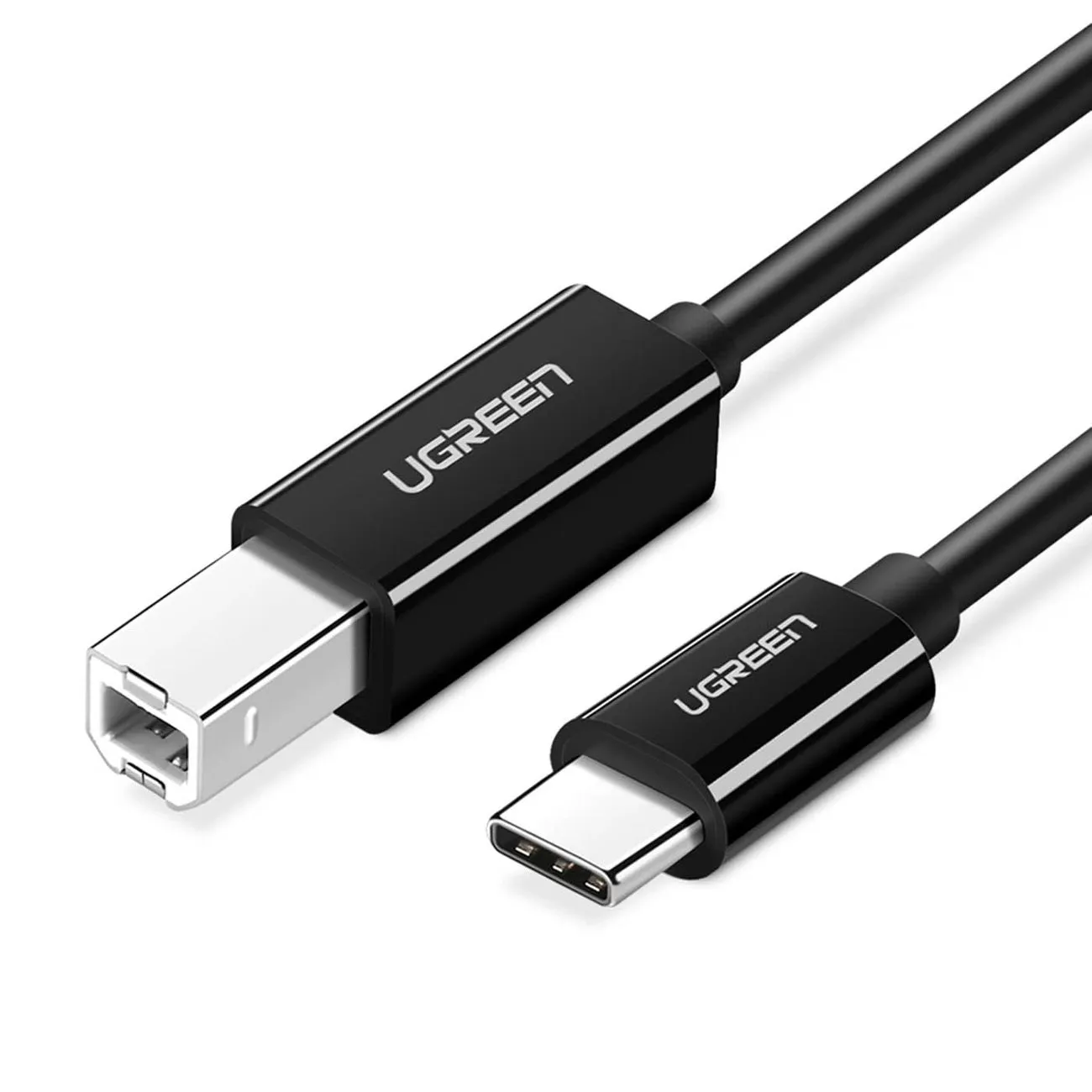 Cavo stampante UGREEN US241, USB-C - USB-B, 2 m, nero - immagine 1