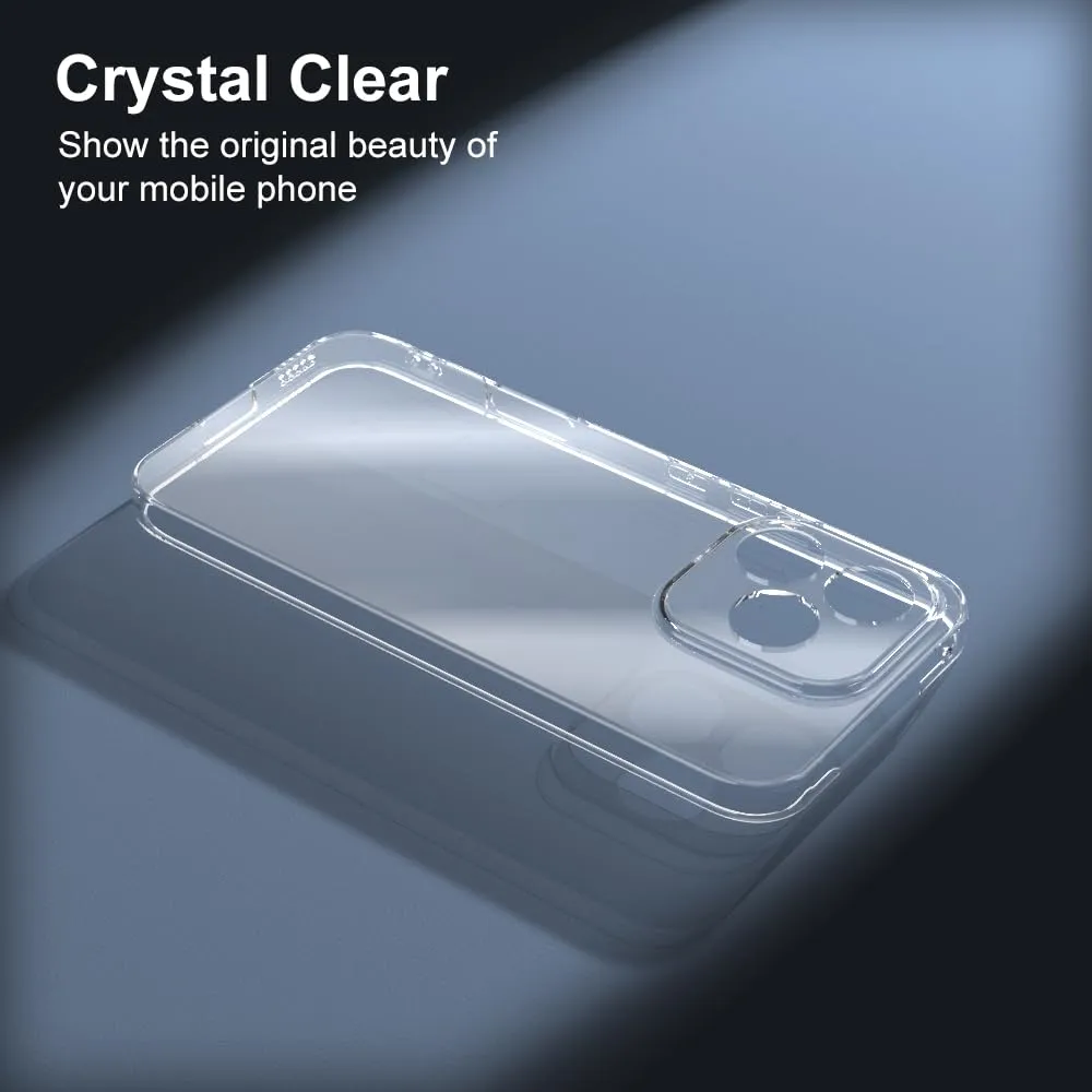 Captor Cover Honor 400 Lite 5G, Custodia Trasparente in Silicone Morbido, Sottile, Anti-Graffio, Protezione Fotocamera, Anti-Ingiallimento, Flessibile e Resistente per Honor 400 Lite 5G Cover - immagine 3