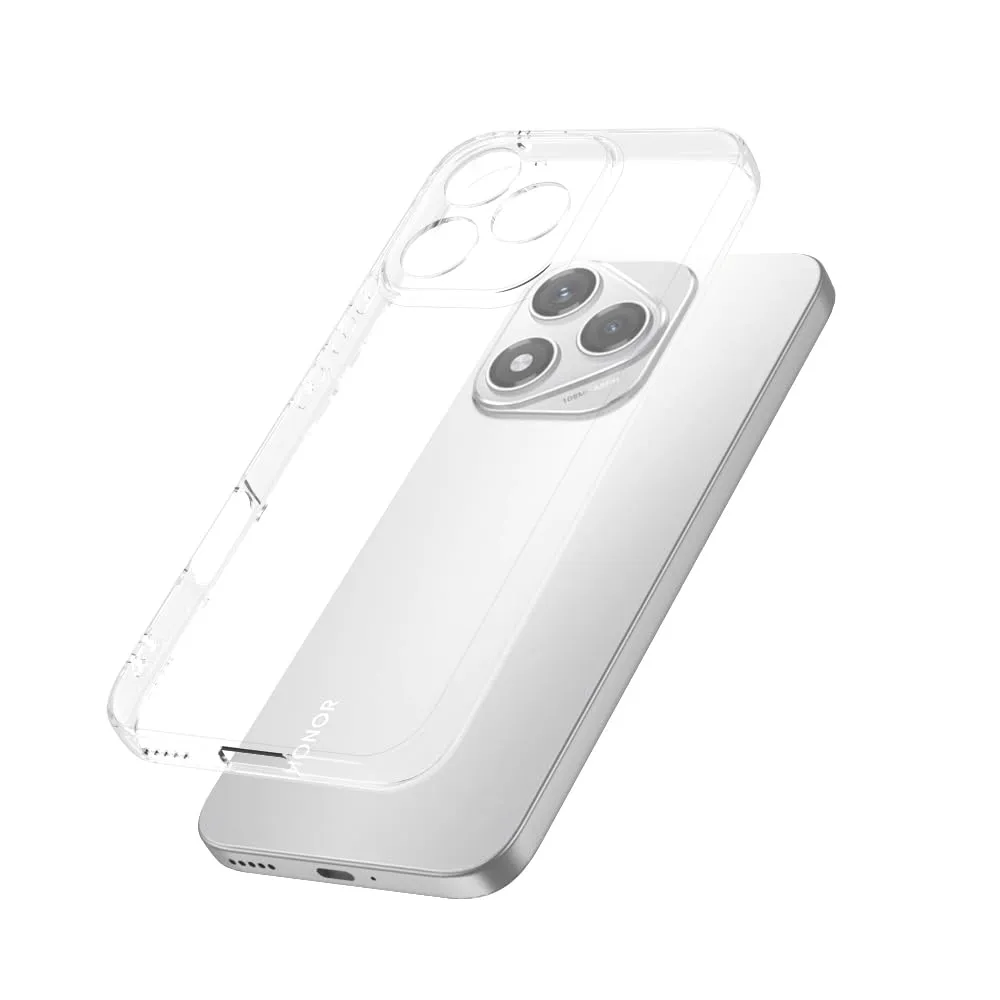 Captor Cover Honor 400 Lite 5G, Custodia Trasparente in Silicone Morbido, Sottile, Anti-Graffio, Protezione Fotocamera, Anti-Ingiallimento, Flessibile e Resistente per Honor 400 Lite 5G Cover - immagine 8