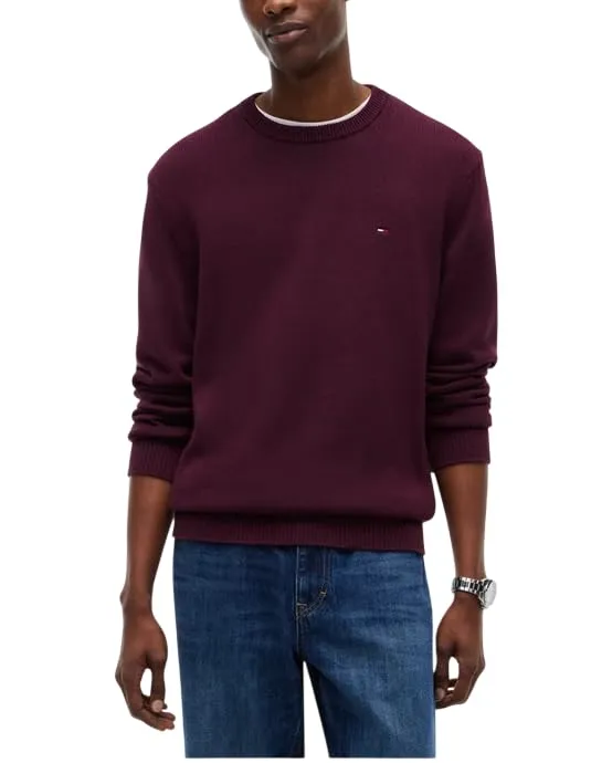Tommy Jeans Tjm Slim Ess Sweater Ext Dm0Dm21787 Pullover Maglione, Viola (Calypso Berry), XS - immagine 3