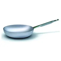 Padella Alluminio (28cm) alta svasata PROFESSIONALE SERIE 7000 Silver naturale 7002 28 - immagine 1