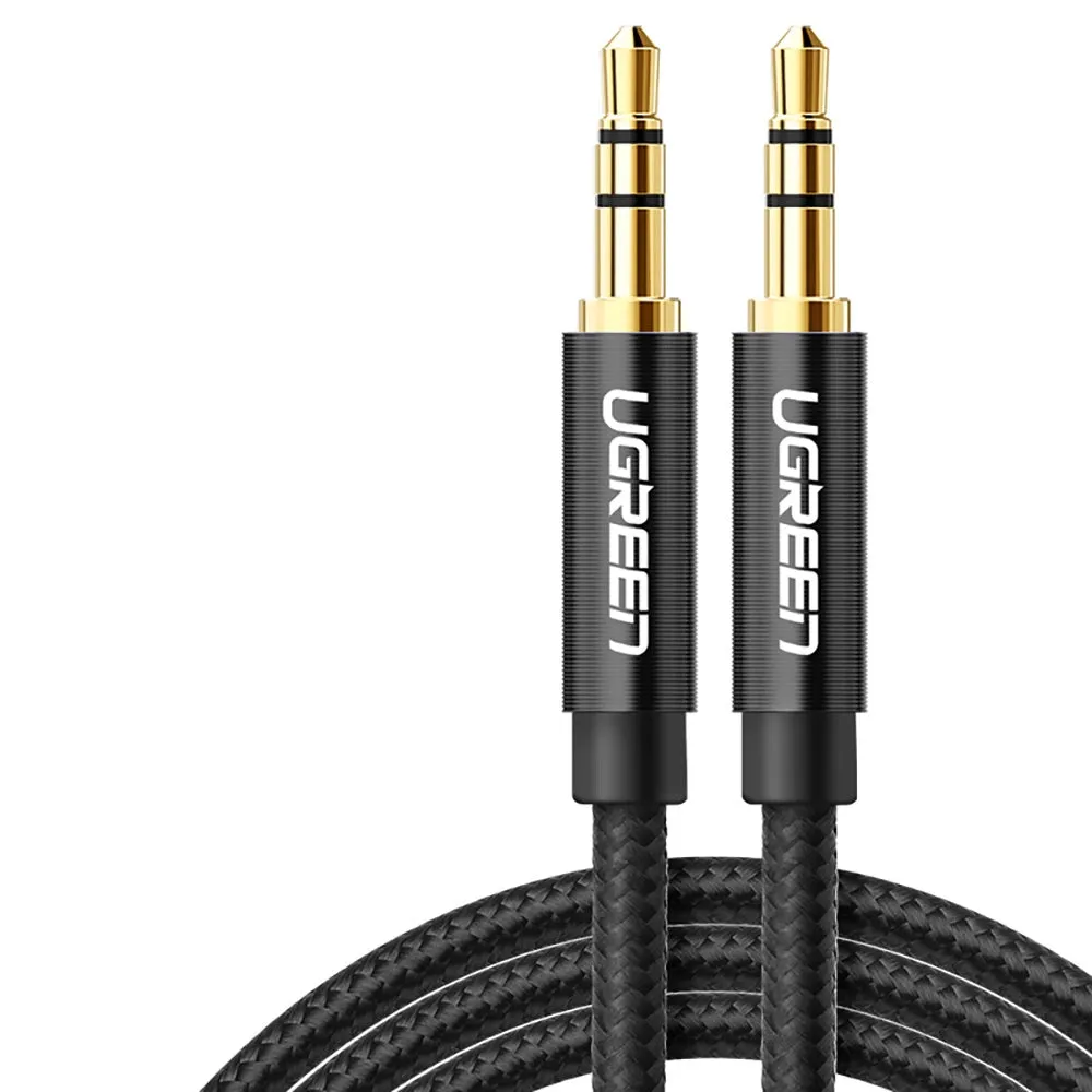 Cavo Audio 3.5mm - 3.5mm UGREEN AV112, 2m, Nero - immagine 1