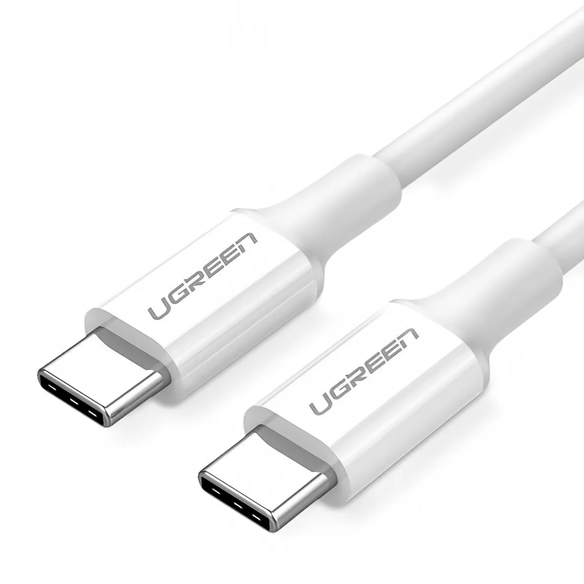 Cavo dati e ricarica USB-C - USB-C UGREEN US264, 60W, 1m, Bianco - immagine 1