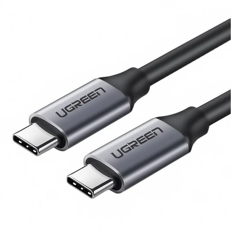Cavo Dati e Ricarica USB-C - USB-C UGREEN US161, 60W, 1.5m, Grigio - immagine 1