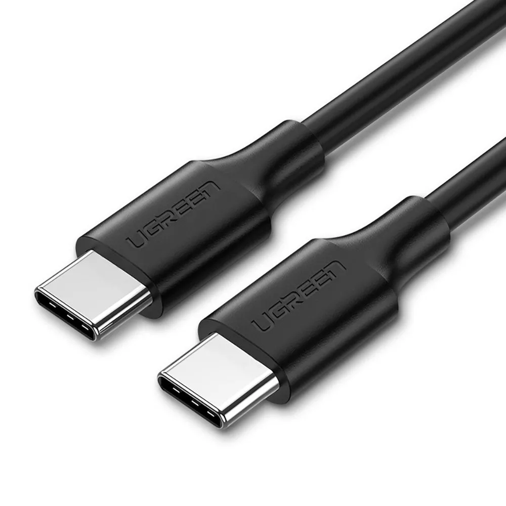 Cavo dati e ricarica USB-C - USB-C UGREEN US286, 60W, 2m, nero - immagine 1