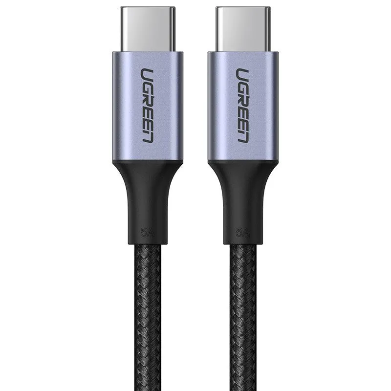 Cavo dati e ricarica USB-C - USB-C UGREEN US316, 100W, 1m, grigio - immagine 1