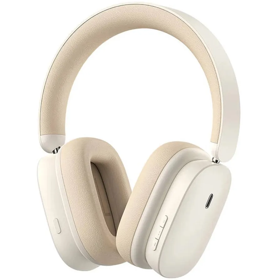 Handsfree Bluetooth Baseus Bowie H1, A2DP, ANC, Crema NGTW230202 - immagine 1