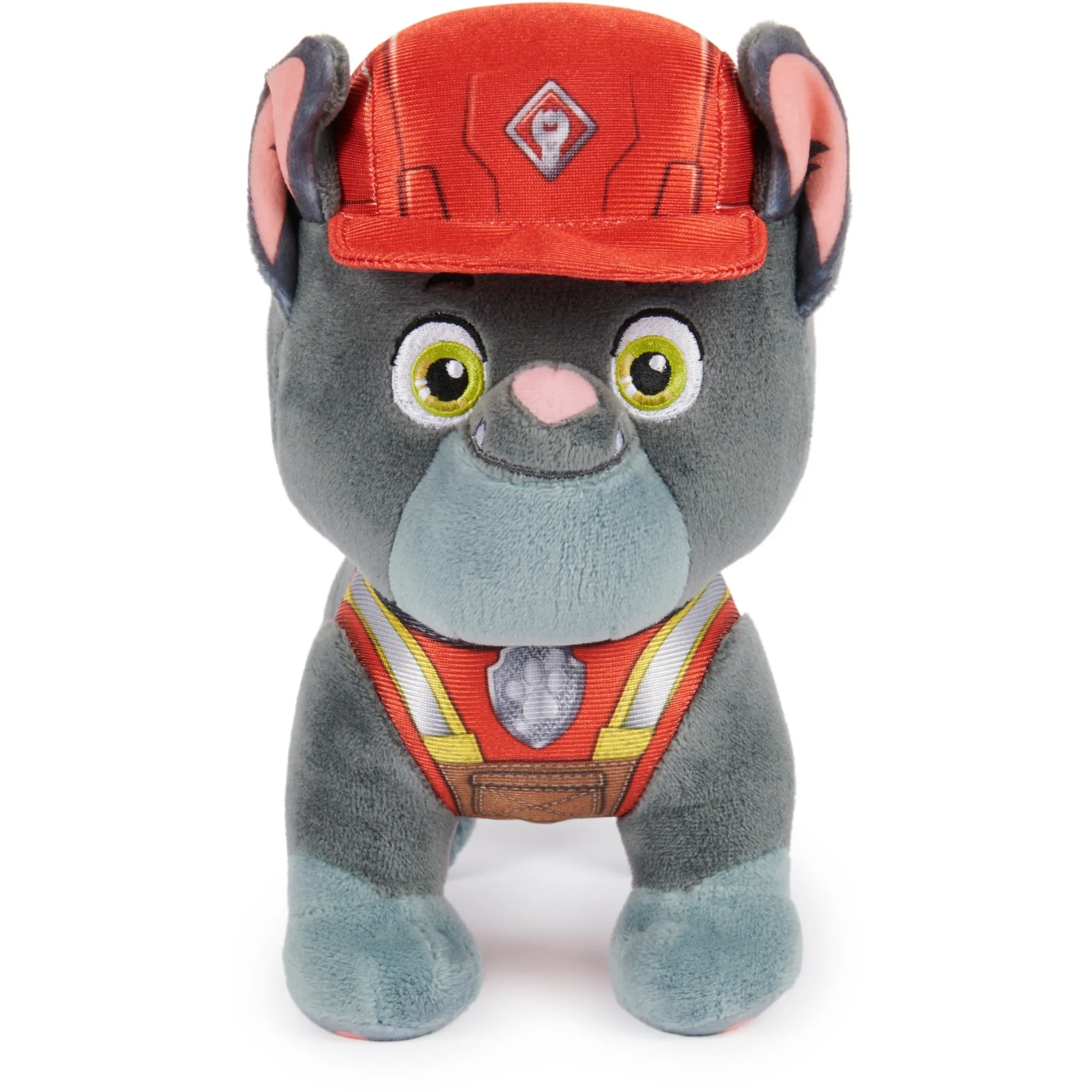 Rubble & Crew, animali di peluche, giocattolo di peluche Charger da 17,7 cm in uniforme da operaio, giocattoli per bambini e bambine dai 3 anni in su, Peluche animali - immagine 1
