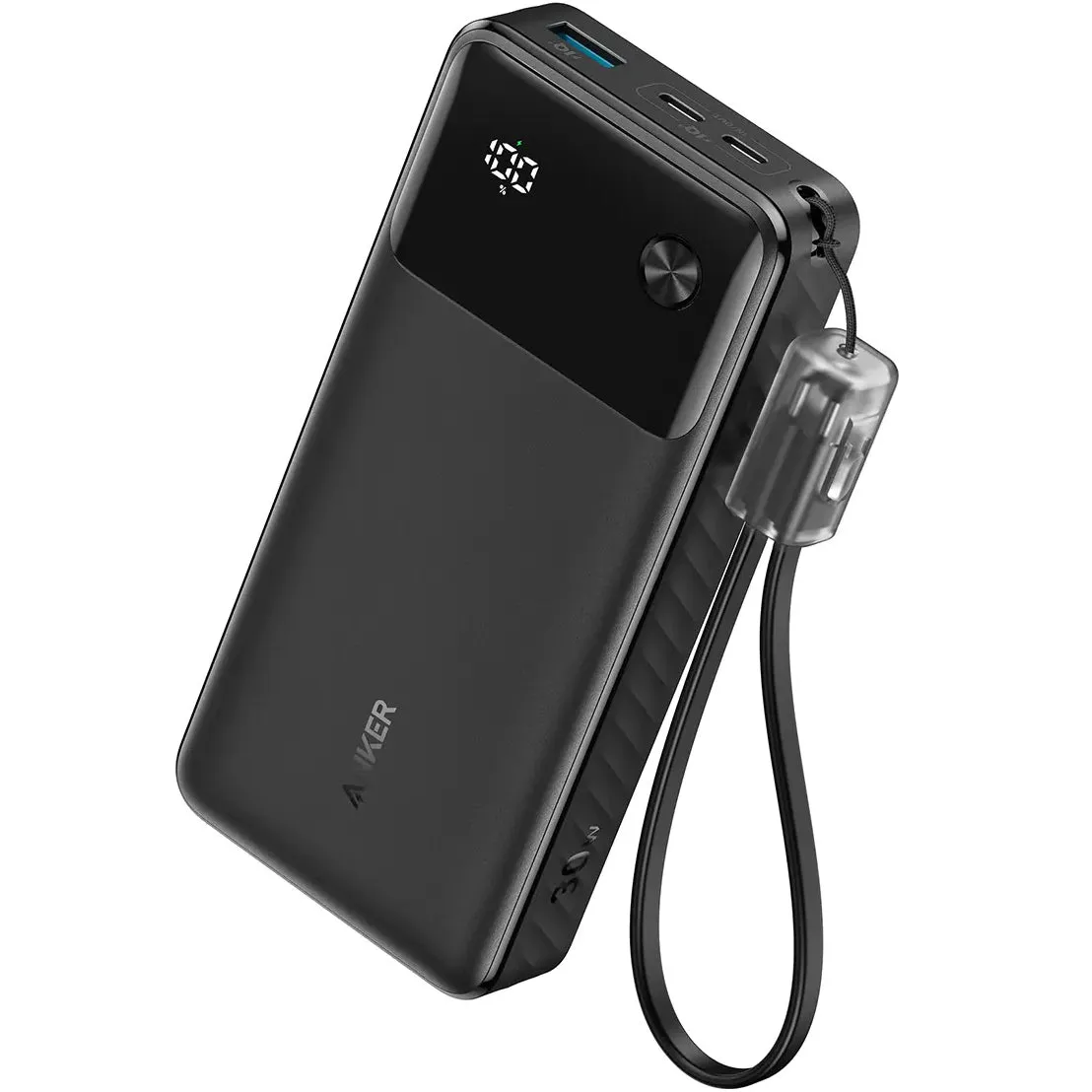 Batteria Esterna Anker, 20000mAh, 30W, QC + PD, 1 x USB-A - 2 x USB-C, Nera A1384G11 - immagine 1