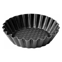 Set stampi crostata 6 pz alluminio antiaderente (10x2,3cm) Grigio 40037 - immagine 1