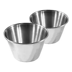 Set stampi budino 6 pz alluminio (7,5x3cm) Crem Caramel Alluminio 40031 - immagine 1