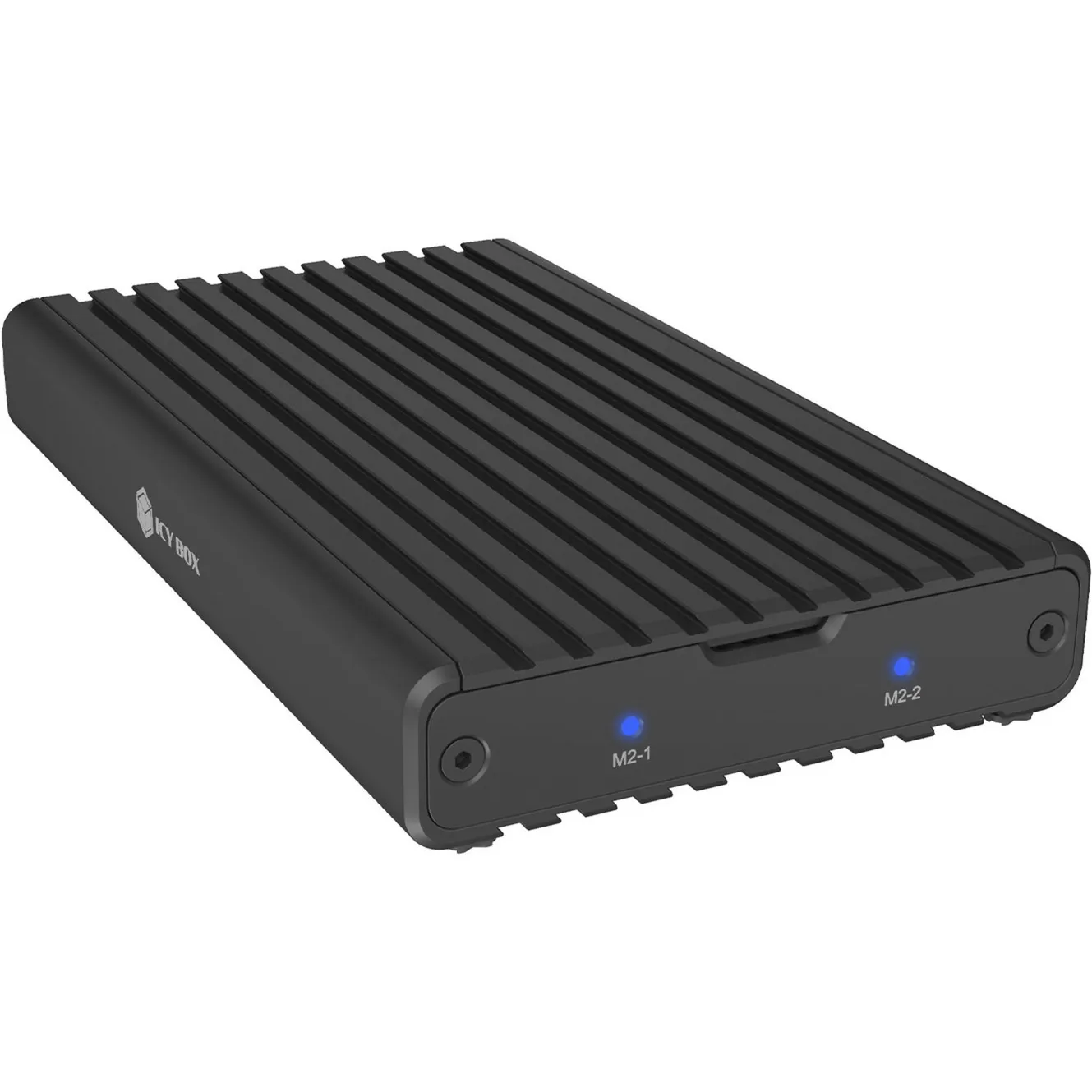 IB-2817M-C32 Box esterno SSD Nero M.2, Disk enclosure - immagine 1