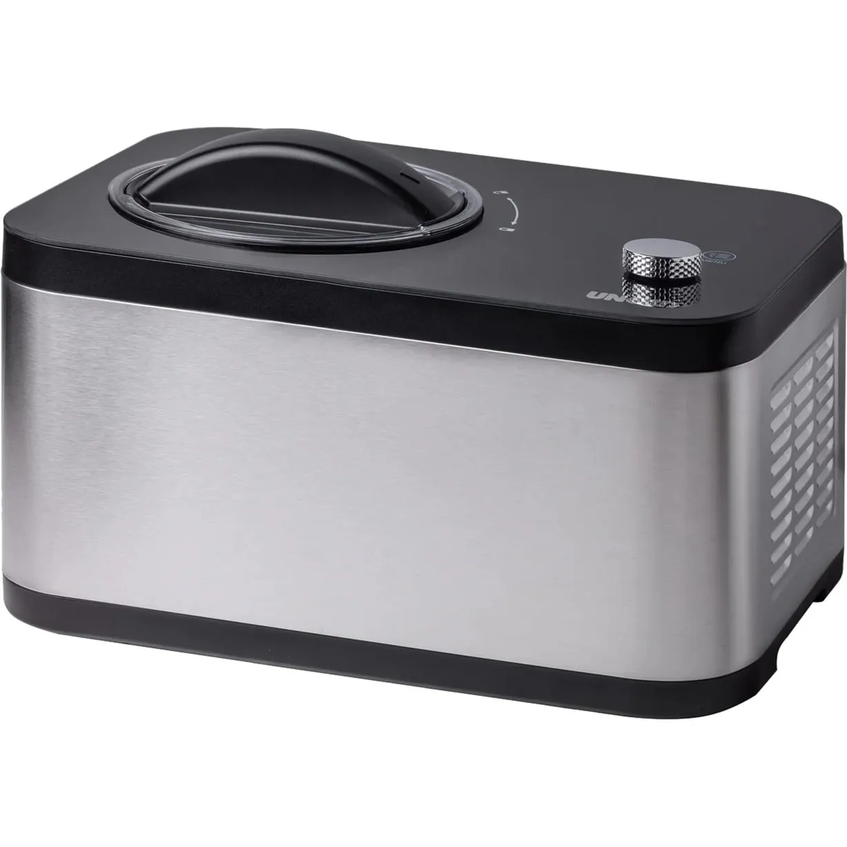 48826 Eismaschine & Joghurtbereiter EVA Gelatiera compressore 1,5 L 120 W Nero, Acciaio inox - immagine 1