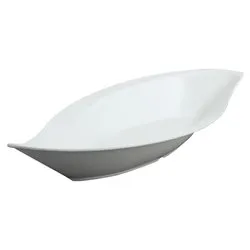 Piatto portata Melamina (50x24x7,5cm) Foglia HANA EFAY Bianco E118520IV00 - immagine 1