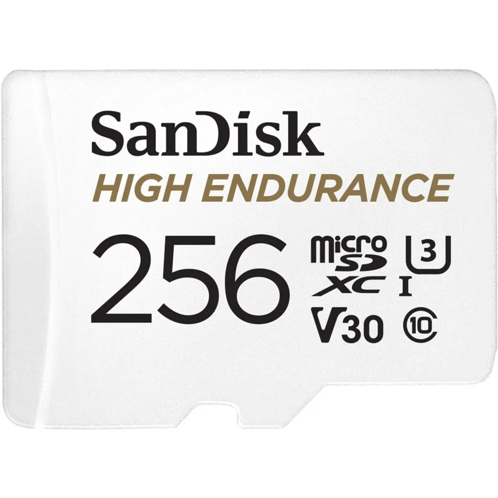 High Endurance 256 GB MicroSDXC UHS-I Classe 10, Scheda di memoria - immagine 1