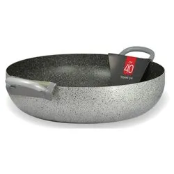 Tegame Alluminio antiaderente (40,5cm) JANET 2.0 Grigio pietra JANE2TGAMTXXXX40 - immagine 1