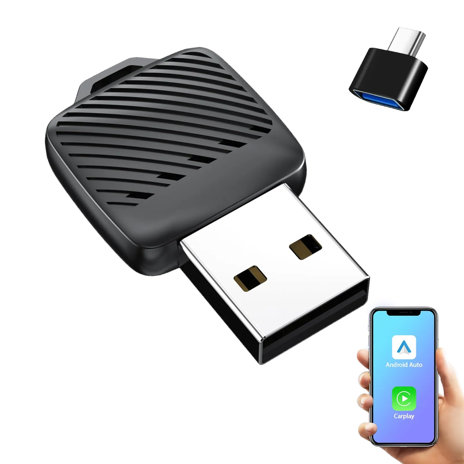 sunweyer Adattatore Wireless CarPlay & Android Auto Mini S30 - immagine 1