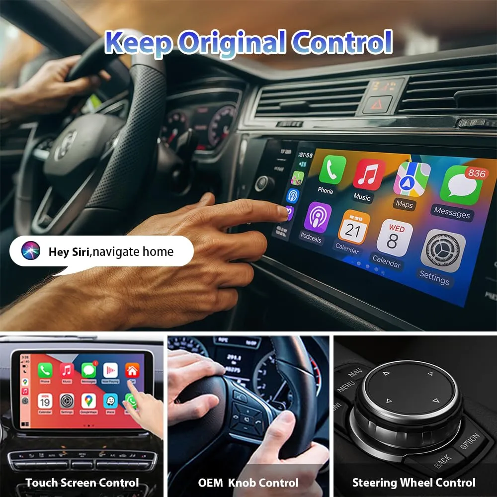 sunweyer Adattatore Wireless CarPlay & Android Auto Mini S30 - immagine 9