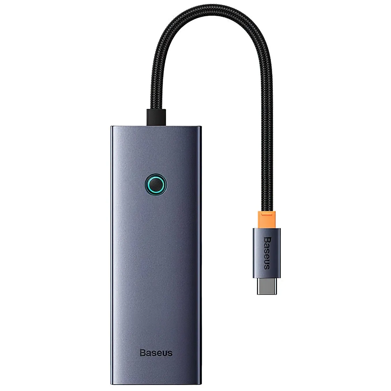 Hub USB-C Baseus UltraJoy, 4 x USB-A 3.0 - 1 x HDMI, Grigio B00052809813-00 - immagine 1
