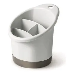 Scola posate (16x16,5cm) COLOR STYLE Bianco e Tortora V60129400547 - immagine 1