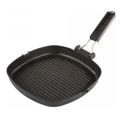 Bistecchiera Alluminio antiaderente (26x26cm) LIGHTGRILL Nero 05340260ABD - immagine 1