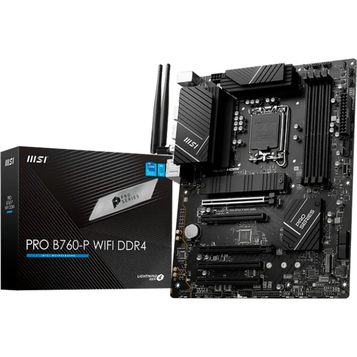 PRO B760-P WIFI DDR4 scheda madre LGA 1700 ATX - immagine 1